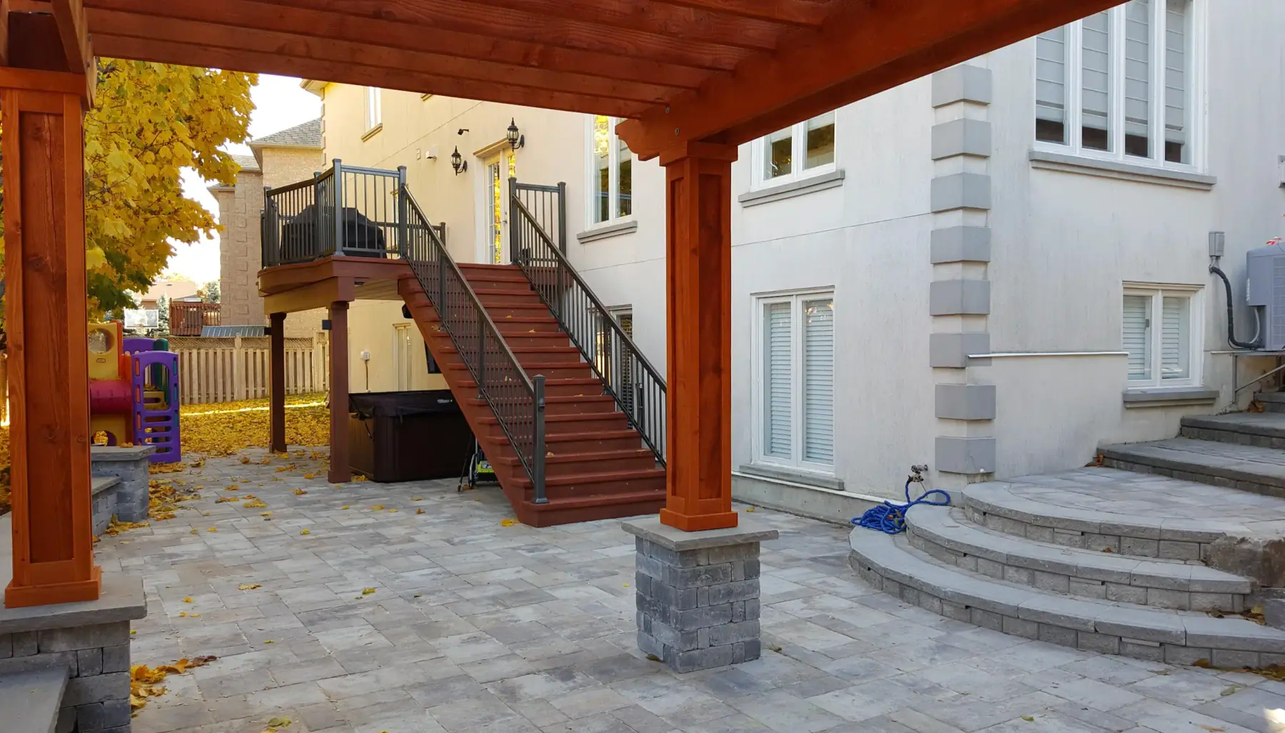 Complete Backyard Transformation in Leslieville